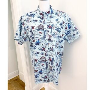 Columbia Sportswear Hawaiian Men’s Multi Shirt Button Up Size Medium EUC